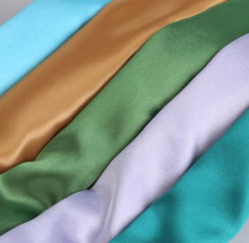 China 100% polyester satin anti-static fabric, comfortable and soft, low price, various colors for sale