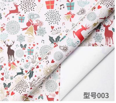 China Christmas gift wrapping parchment paper, moderate thickness, not easy to break for sale