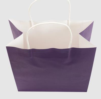 China Custom Retail Bulk Paper Bag Biodegradable Recycled Design Cheap Disposable for sale