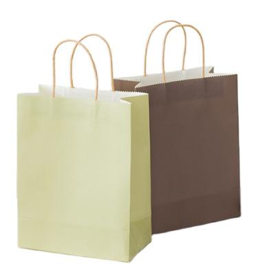 China Wholesale Custom Colorful Recycled Buying Paper Bag Handle Kraft Paper Bag Biodegradable for sale