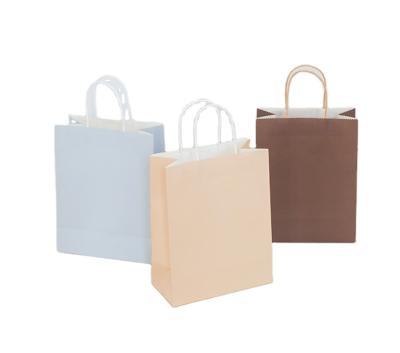 China Biodegradable Craft Promotional Products Design Big Brown Natural Kraft Paper Printing Paper Bag Material for sale