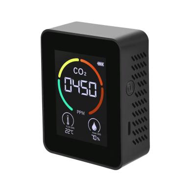 중국 ABS Real Time Data Average Value Recording Accurate Air Quality Detector PM 2.5 Monitor CO2 PPM Sensor 판매용