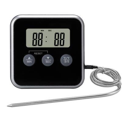 China Professional Kitchen Thermometers Instant Read Food LCD Digital Cooking Thermometer With Waterproof Probe zu verkaufen