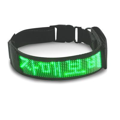 China 2021 SPARE High Quality Hot Selling Led Dog Collar Usb Led Collar With Bluetooth Communication for sale