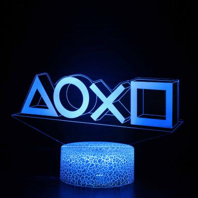 China Modern Night Light with 16 Timer Remote Control Color Changing 3D Illusion Lamp Festival Birthday Gifts for Kids for sale