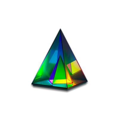 China 2021 Hot Sale Modern Amazon LED RGB Colors Atmosphere Desk Light Pyramid Atmosphere Lamp With USB Rechagring for sale