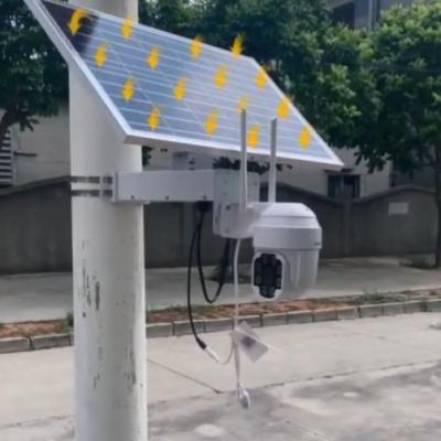 China Workable At Night CCTV Monitor Remote Control Solar CCTV 40*40*20cm for sale