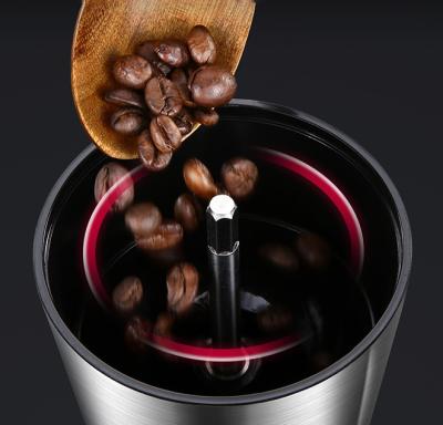 China Manual Coffee Bean Grinder 304stainless Steel Portable Home Espresso Grinder Stainless Steel for sale