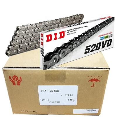 China Steel (Made in Japan) DID Motorcycle O Ring Chain 520VO-120FB (Steel) for sale