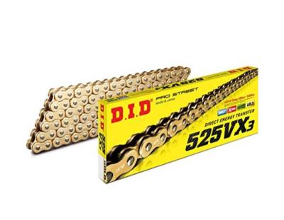 China 525VX3 (G&G) DID Motorcycle Chain 525VX3 (G&G) X120ZB for sale