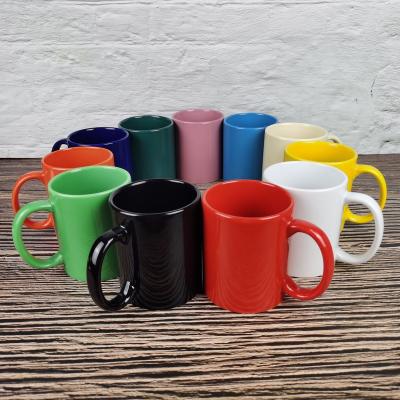 China Viable Creative Ceramic Mug LOGO Color Luster Cup Advertising Mug Coffee Mug Custom Made Model for sale