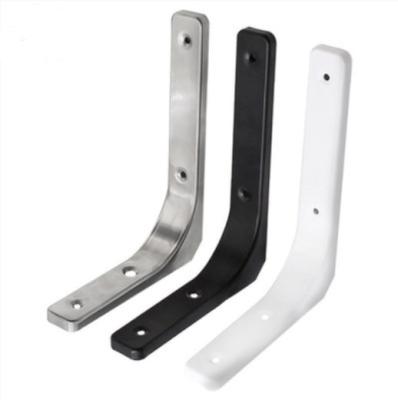 China Stainless Steel L Shape Metal Shelf Bracket for sale