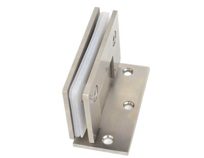 China 90 Degree Hinge Hinge Modern Solid Glass Stainless Steel Shower Glass Doors for sale