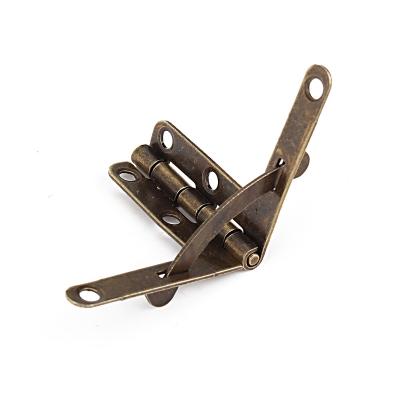 China Modern Jewelry Boxes Hinge Support Iron Spring Hinge Antique Bronze For Miniature Furniture Hinges for sale