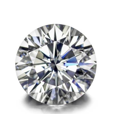 China Jewelry Making Professional Manufacture Synthetic CZ Loose Gemstones Jewelry Use 1000ps/bag White Round Zircon Wholesales for sale