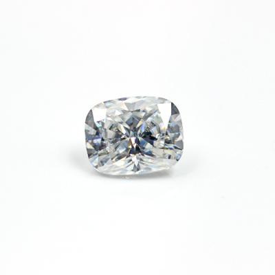 China Color Play Or Fire Cushion Shape D White Color Gemstone Jewelry Use Customized Loose Moissanite Diamond for sale