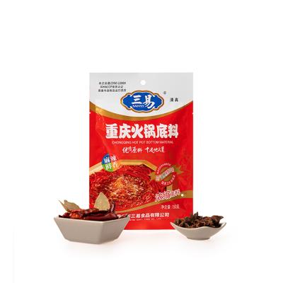 China Cooking High Quality Soup Base Hotpot Seasoning Hotpot Soup 150g Spicy Chinese Halal Hot Pot Soup Condiment Food Base for sale