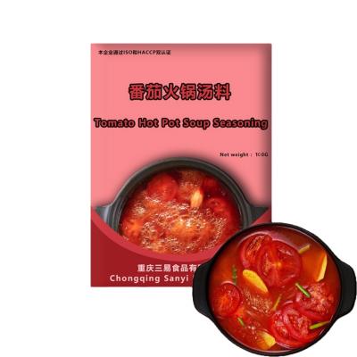 China Cooking Basic High Quality Unspicy HALAL Tomato Soup Hot Pot Hot Selling Hot Pot Seasoning for sale