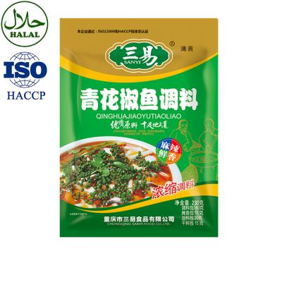 China Cooking Noodle / Hot Pot SANYI Wholesale Chinese Fish Soup Seasoning With Spicy Flavor for sale