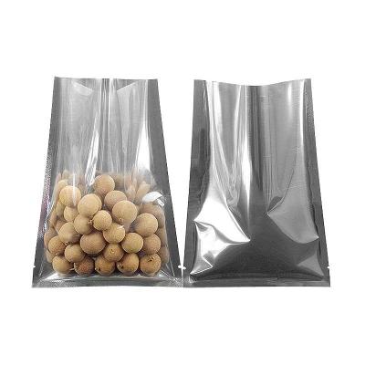 China 3 Side Sealed Flat Pouch Recyclable Wholesale Flat Pouch Aluminum Liner Lay With Full Window for sale