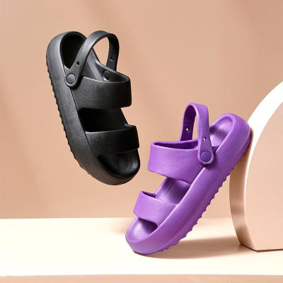 China Fashion Trend 2022 New 2 in 1 Soft Couples Beach Shoes Eva Outdoor Wear Slides Slipper Sandals for Men and Women for sale