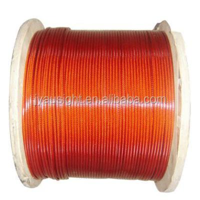 China Rope PVC Coated Spring Steel Wire for sale