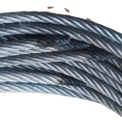 China Rope Cut to Length Galvanized Steel Wire Rope with Fused End for sale