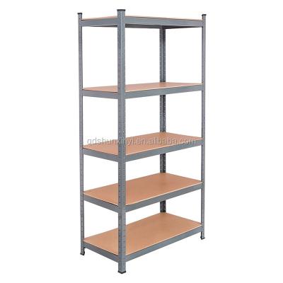 China Minimalist Inexpensive Metal Frame Workshop Large Metal Book Rack Metal Shelf Desk Boltless Shelving Units For Garage for sale