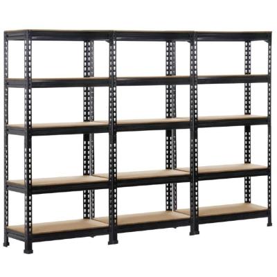 China Popular viable fantastic quality rivet shelf 5 layers shelving boltless rivet shelving rivet rack steel shelving for sale