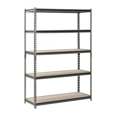 China 5 Layers Steel Rivet Shelving System Z Beam Rack Pallet Goods Shelf Warehouse Storage Rack Metal Viable for sale