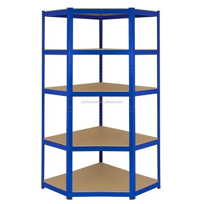 China Sustainable 5 Tier Corner Shelving for sale