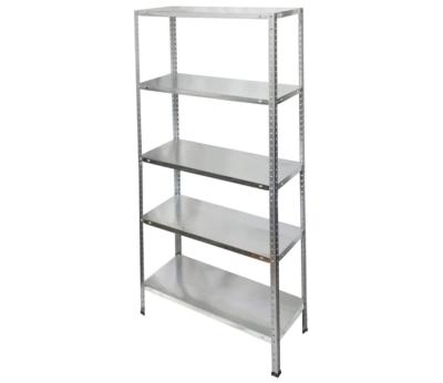 China Sustainable 5 Tier Metal House Storage Bolted Shelving With Low Price for sale