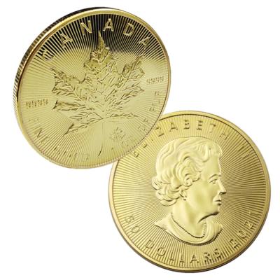 China Around The World 2015 2020 2021 Elizabeth Ca Gold 40mm Canadian Maple Leaf Coins For Sale for sale