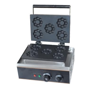 China Five-Grid Plum Cake Machine Commercial Supply Electric Heating Machine Donut Making Ring Cake Machine Fragrant Cake Bake for sale