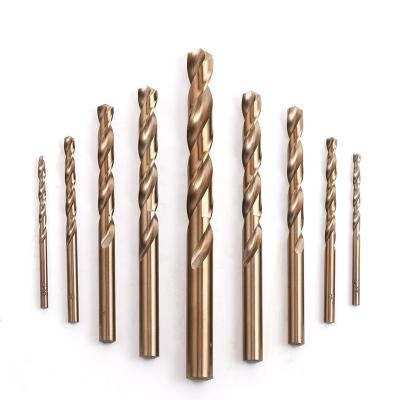 China Hot Selling High Quality Cobalt HSS-M35 Metal Drilling Containing Stainless Steel Twist Drill Bits for sale