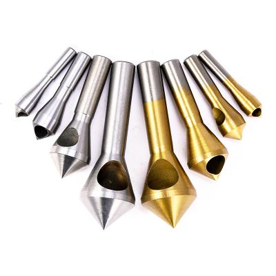 China Hot Sale Factory 4pcs Aluminum Titanium Plated Oblique Countersunk Hole Chamfer Drill Bits for sale