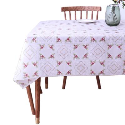 China Top Selling Waterproof Guaranteed Quality Plastic Custom Tablecloth Custom Printing Table Cloth for sale