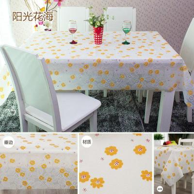 China New Manufacture Waterproof Professional Hot Sales Cheap Luxury Party Embroidered Table Cloth for sale