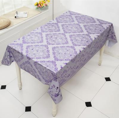 China 2021 Manufacture New Arrival Waterproof Professional PVC Nonwoven Cheap Paper Tablecloth In Roll for sale