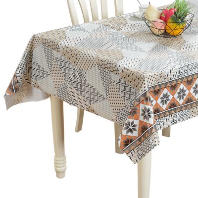 China Light Gray Floral PVC Table Cloth Factory Roll Europe Style Lace Effect PVC Table Cloth Waterproof PVC Table Cloth for sale