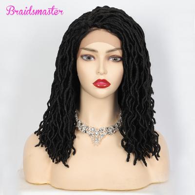 China Wholesale Synthetic Soft Afro Locs Full Lace Hair Wig 36 Inch Faux Locs Crochet Hai for sale