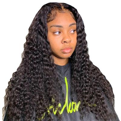 China Cheap Deep Wave 100 Lace Virgin Human Hair Peruvian Deep Wave 13x4 Wig ,Peruvian Hair Bundles Bundles for sale