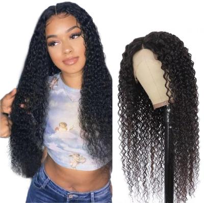 China Sale Remy Hair Swiss Lace Full Lace Wig Natural Kinky Curly Virgin Hair Wigs Raw Unprocessed Kinky Curly Human Hair Full Lace Wigs for sale