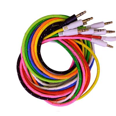 China 3.5 to 3.5 3.5 to 3.5 millimeters of nylon aux. cable braided AUX cable. 3.5mm for sale