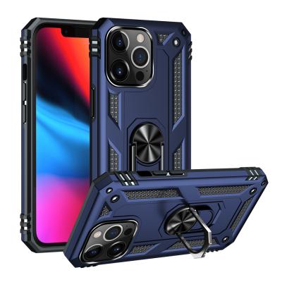 China Hot Selling Anti-fall 360 Ring Holder Armor Phone Case Shockproof Phone Case For iPhone 13 Pro for sale