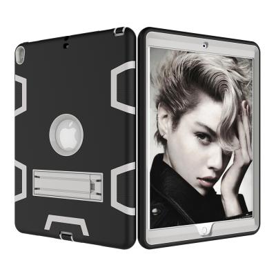 China Ultra Hard High Quality Rugged Rugged Tablet PC Silicone Hybrid Shockproof For Apple iPad Kickstand Protective Case for sale