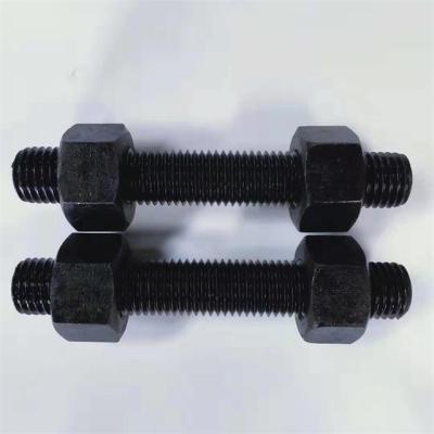 China ASTM A193 B7 Steel Thread Rod Stud Bolts And ASTM A194 2H Heavy Duty Hex Nuts for sale