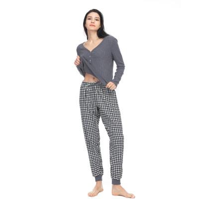 China QUICK DRY Mature Knitwear Home For Life Household Fleece Pajamas For Women for sale