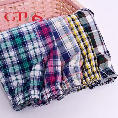 China Lightweight QUICK DRY plaid printed pattern Sweat-absorbing Unsex cotton short pants for sale