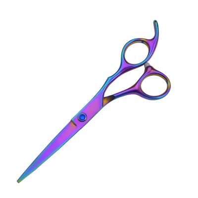 China Professional Colored Hair Thinning Scissors Stainless Steel 6.0Inch Scissors Hair Scissors for sale